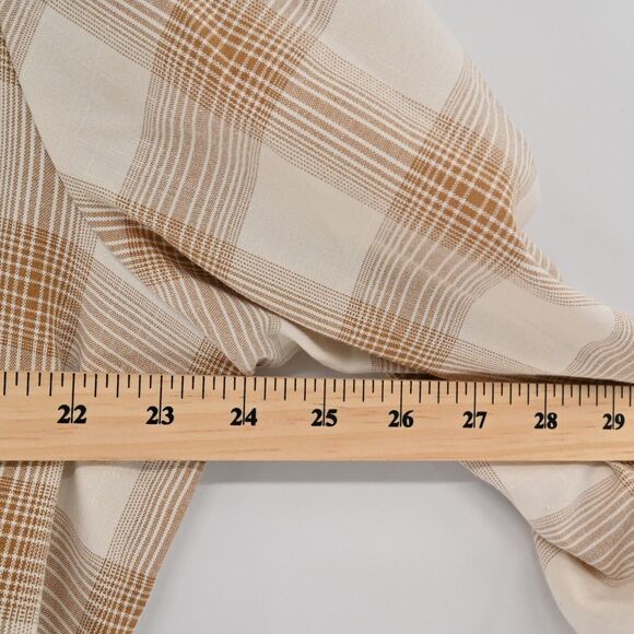 CARA SANTANA Jacket Womens Sz L She‎ Loves The Attention Plaid Print Trench Coat - Picture 13 of 15